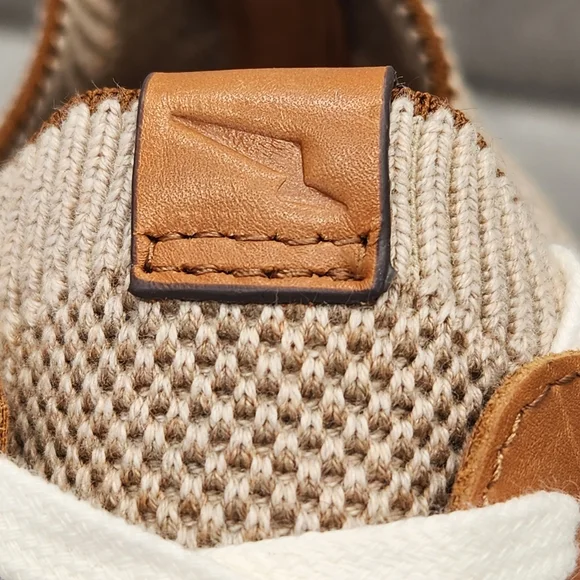 Wolf & Shepherd Men's Sneakers 11 Cream Tan SupremeKnit Trainers Sock New $175 - Picture 8 of 16